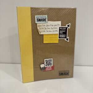 K&Company SMASH International Style 8"x 10" Scrapbook Album w/Pen & Glue NEW